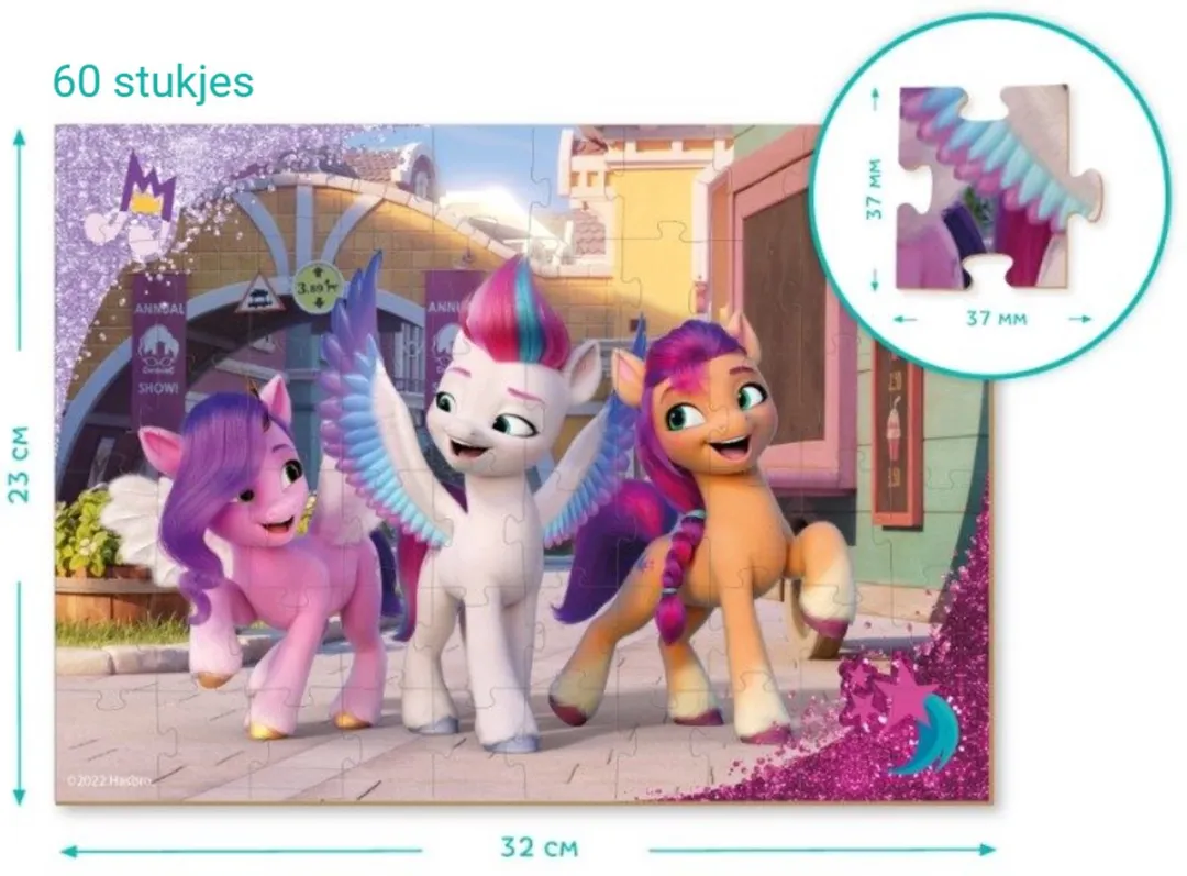 My Little Pony Puzzel 60 Stuks - 32x23cm