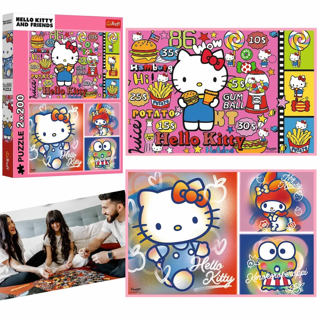 Trefl Hello Kitty en Vriendjes Puzzel