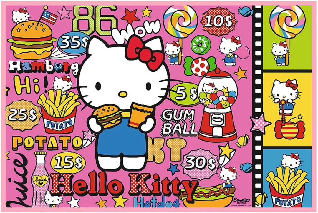 Trefl Hello Kitty en Vriendjes Puzzel - 400 Stuks (2x200)