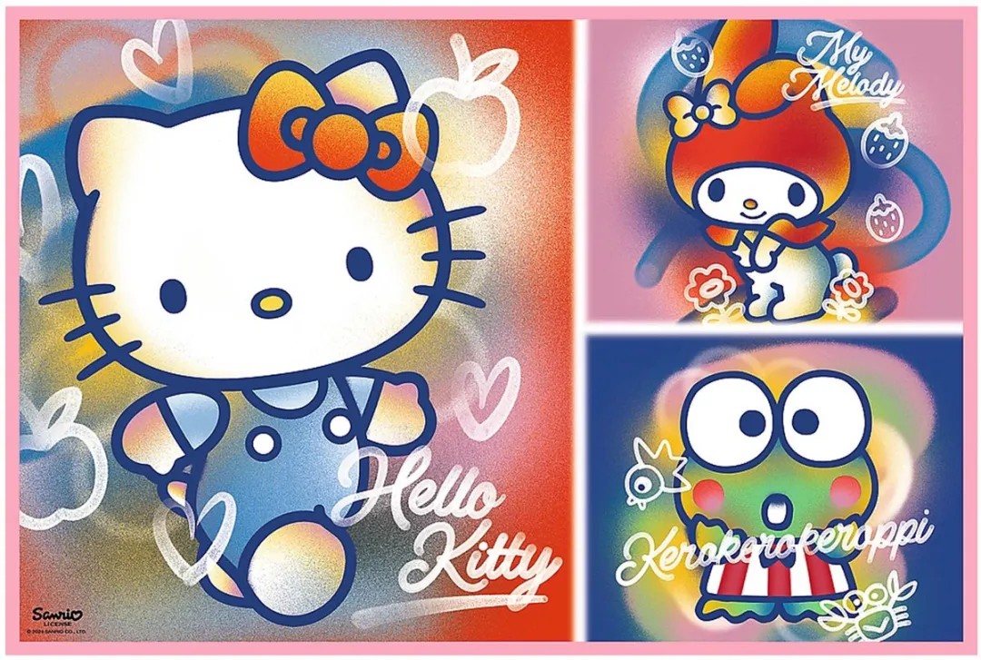 Trefl Hello Kitty en Vriendjes Puzzel - 400 Stuks (2x200)