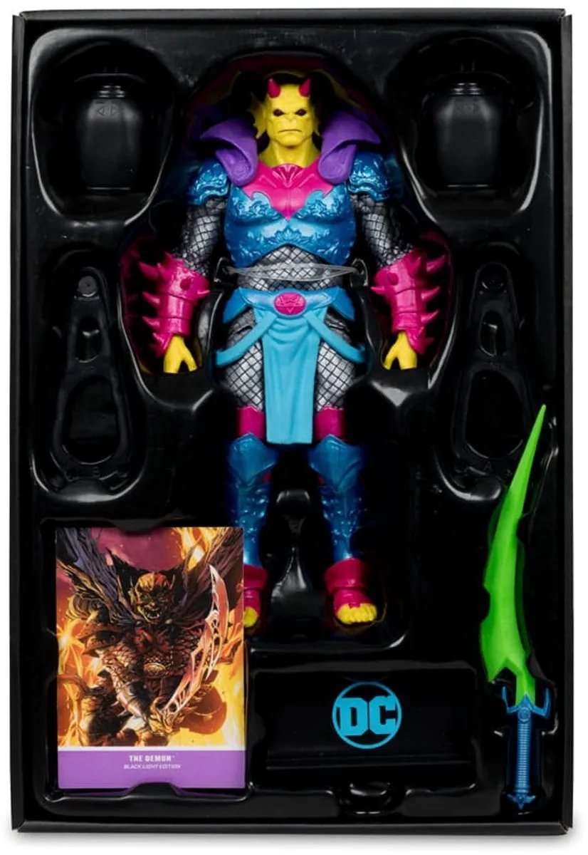McFarlane Toys DC Multiverse The Demon Black Light Edition - MCF17207 - afbeelding 6 van 6