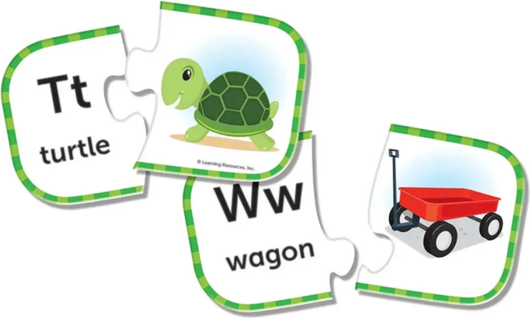 Learning Resources ABC Puzzelkaarten - 26 Stuks - afbeelding 3 van 6