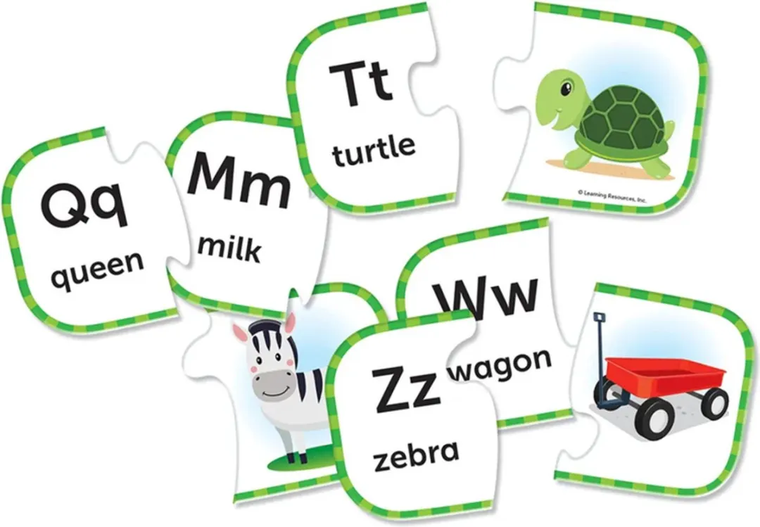 Learning Resources ABC Puzzelkaarten - 26 Stuks - afbeelding 4 van 6