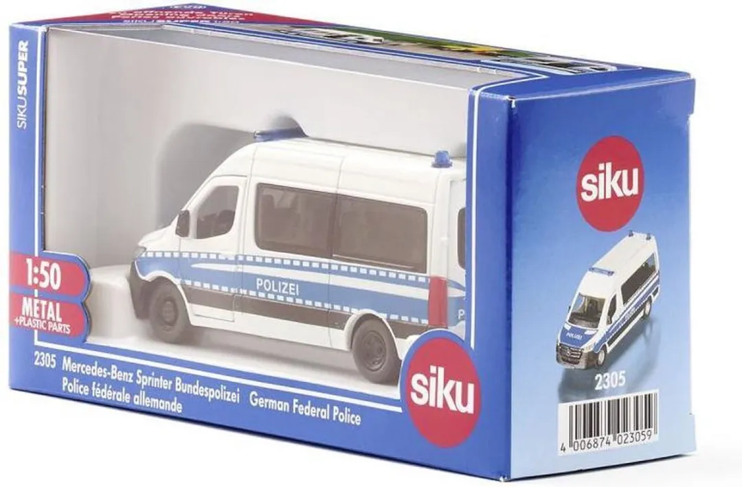 SIKU 2305 Mercedes-Benz AMG G65 Politie 1:50 - Blauw/Wit