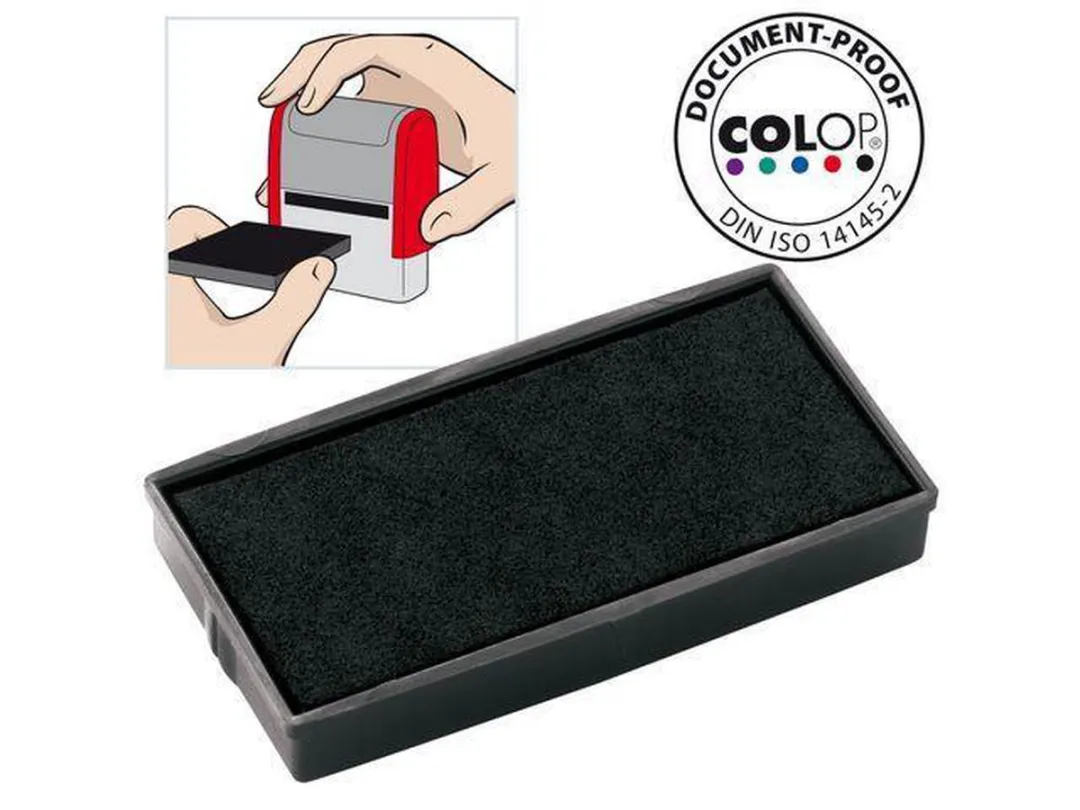 Colop Stempelkussen Zwart - 2 Stuks