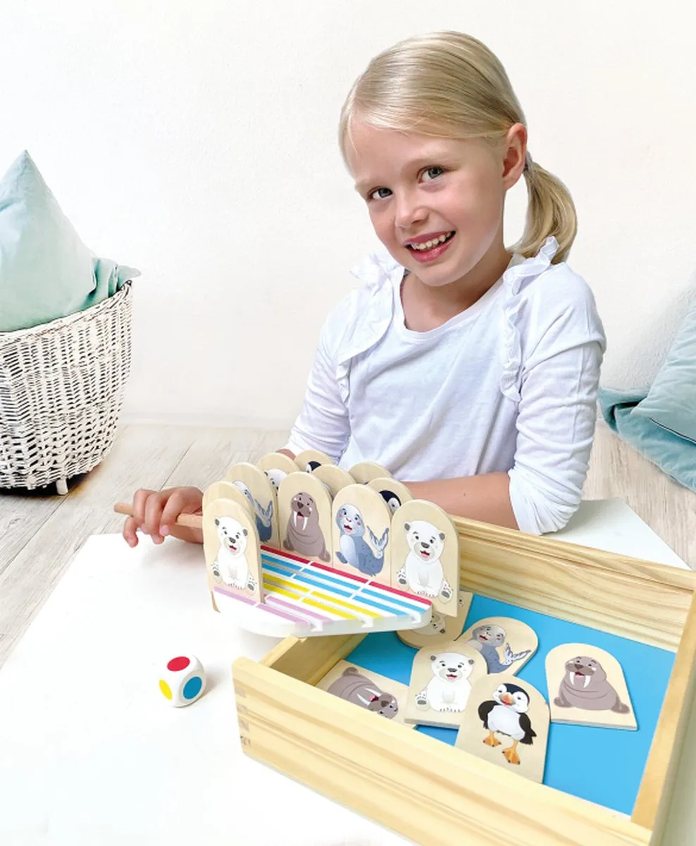 Beleduc Splash Houten Bordspel - Multicolor