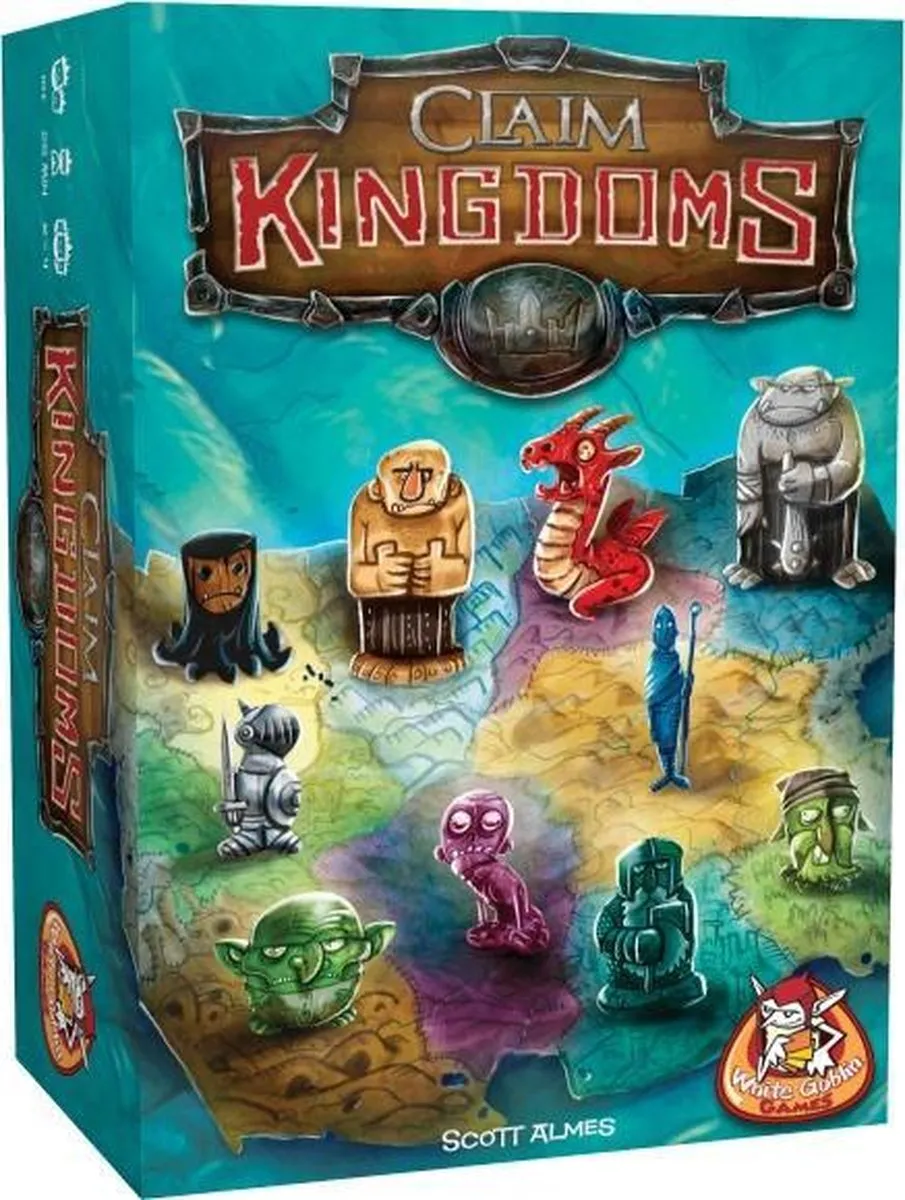 White Goblin Games Claim Kingdoms Familiespel - 2-4 Spelers