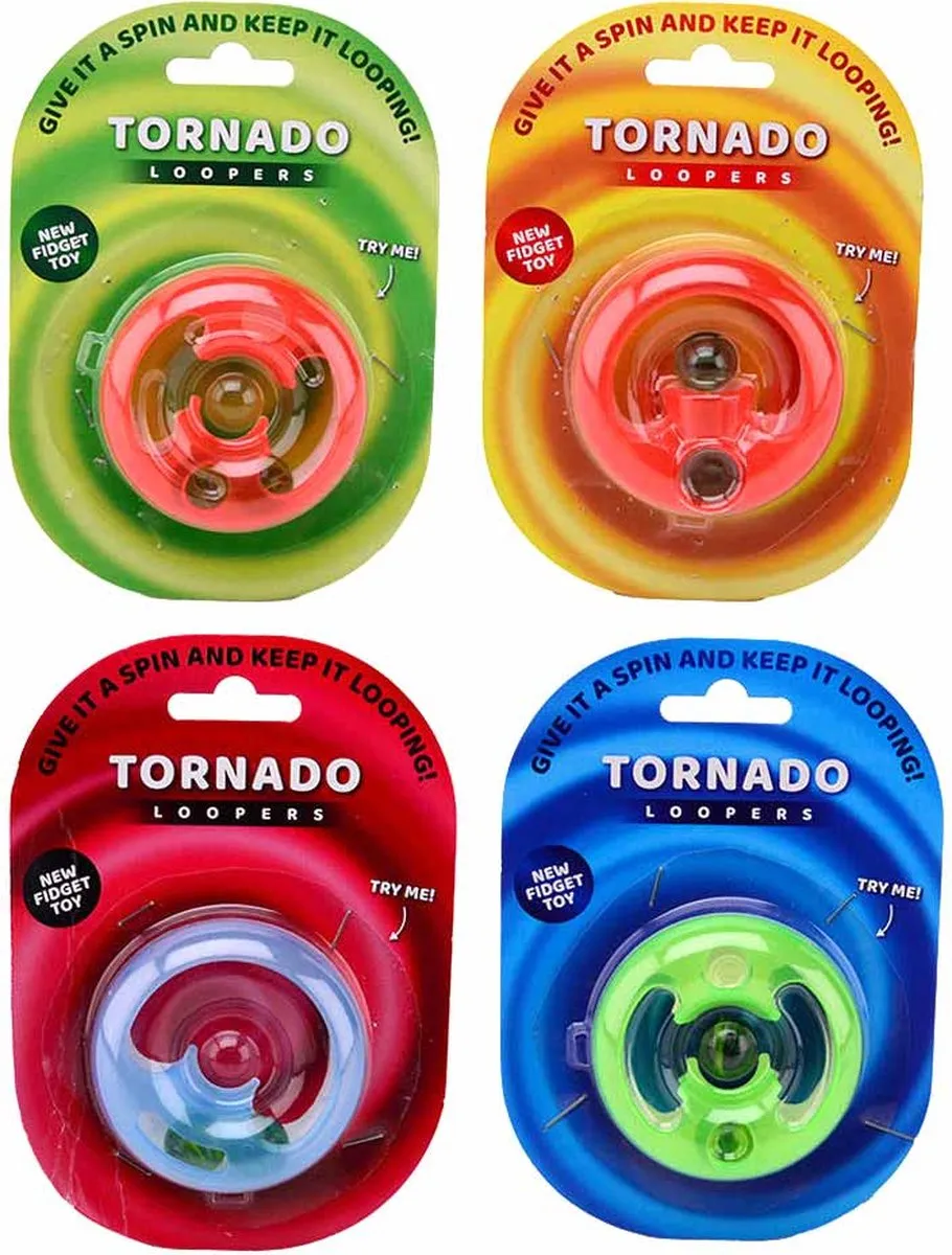 Johntoy Fidget Tornado Loopers - Assorti