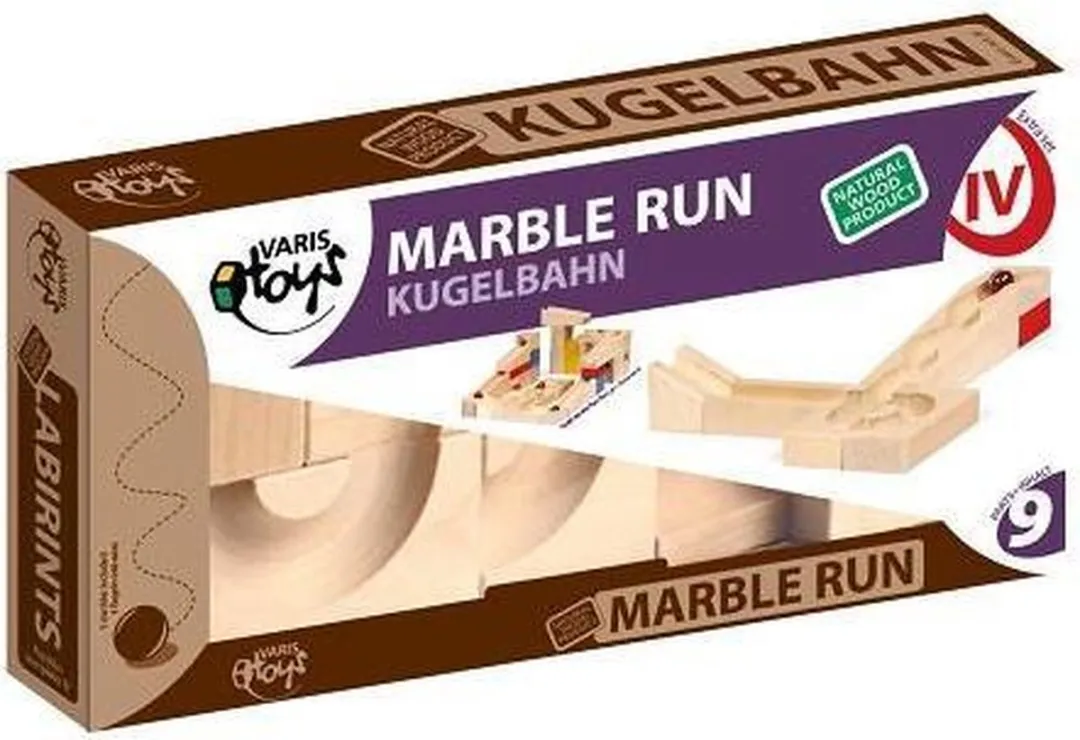 Varis Toys - Knikkerbaan - Extra Set - 9 delig