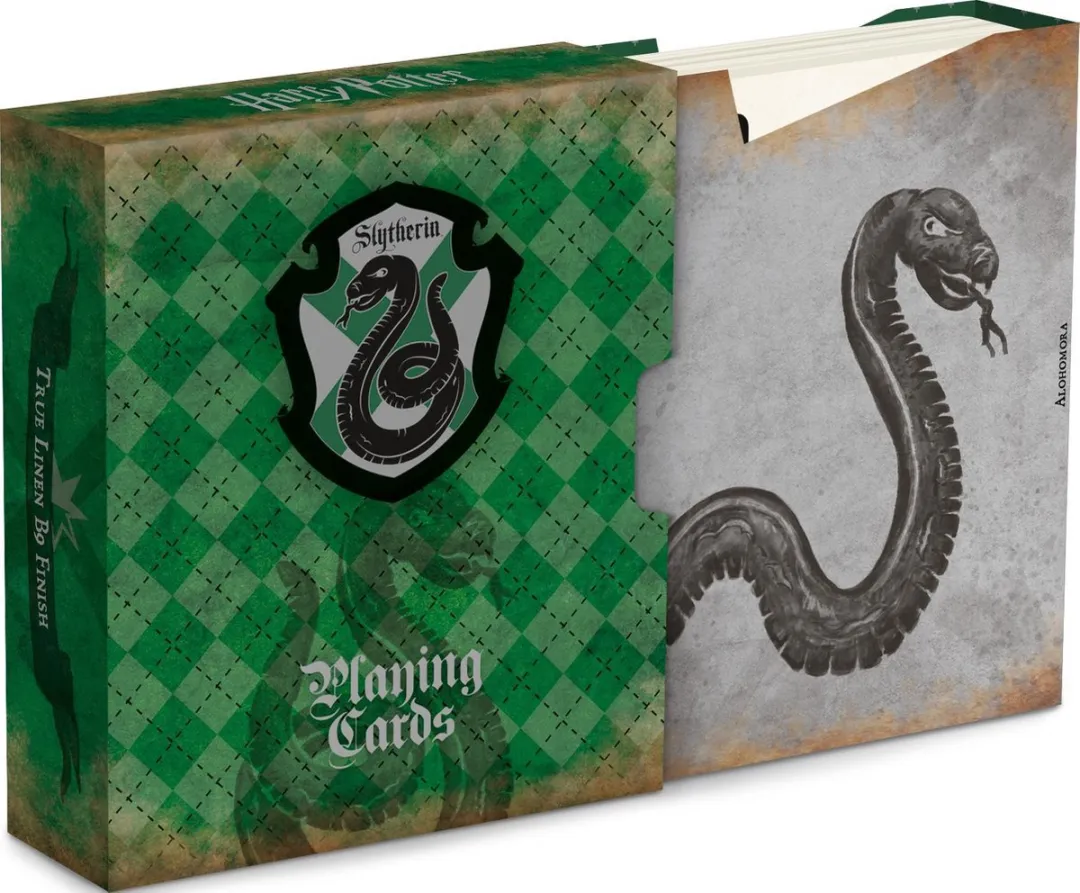 Cartamundi Harry Potter Zwadderich Speelkaarten - Groen/Zilver