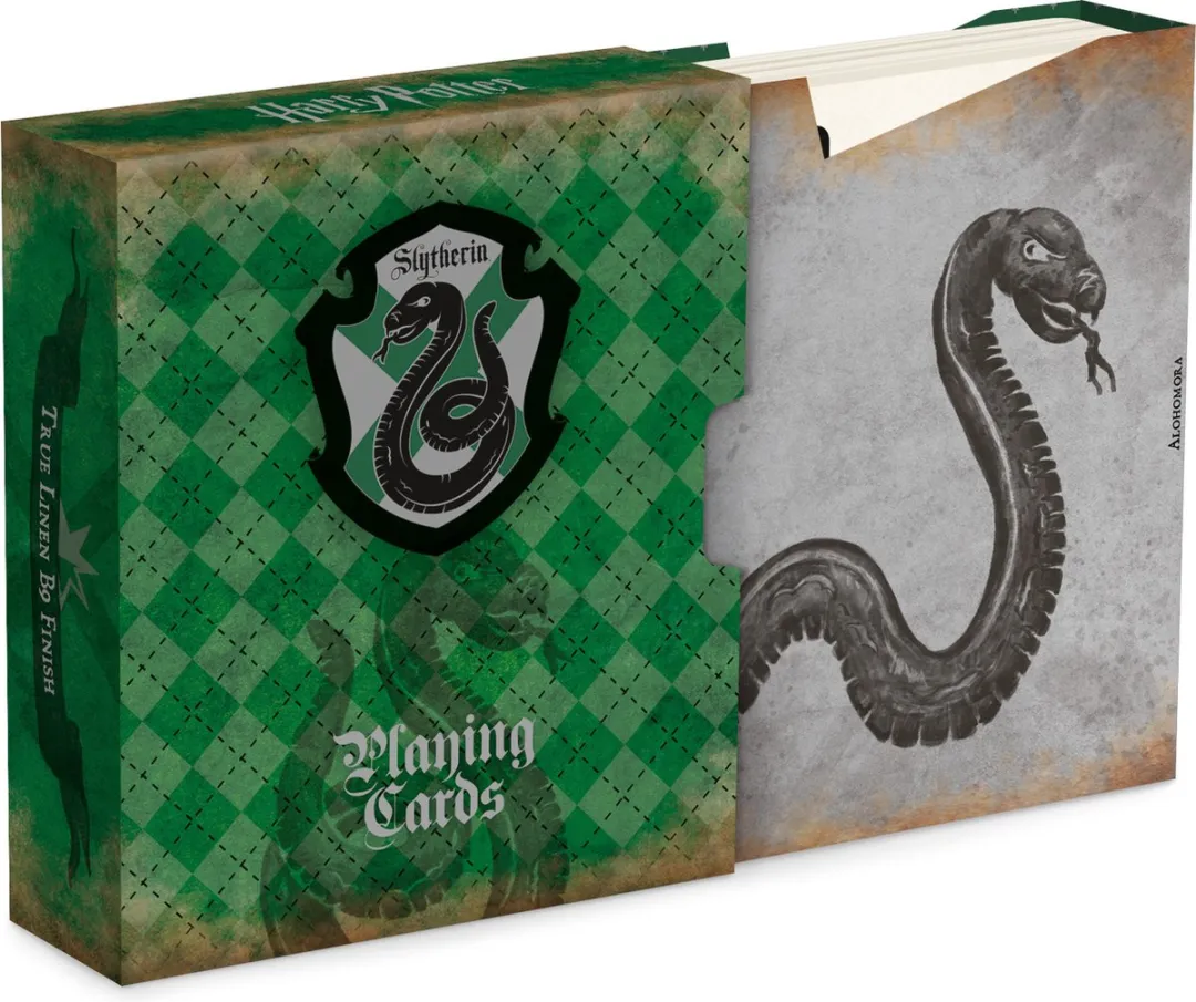 Cartamundi Harry Potter Zwadderich Speelkaarten - Groen/Zilver