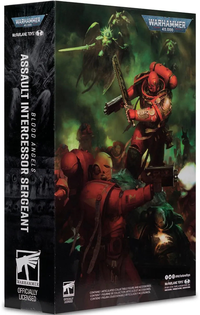 McFarlane Toys Warhammer 40K Assault Intercessor Sergeant Blood Angel 18cm - MCF10948
