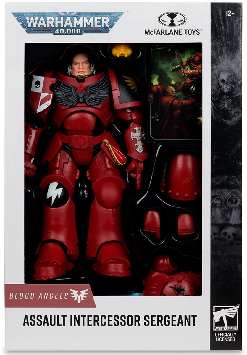 McFarlane Toys Warhammer 40K Assault Intercessor Sergeant Blood Angel 18cm - MCF10948