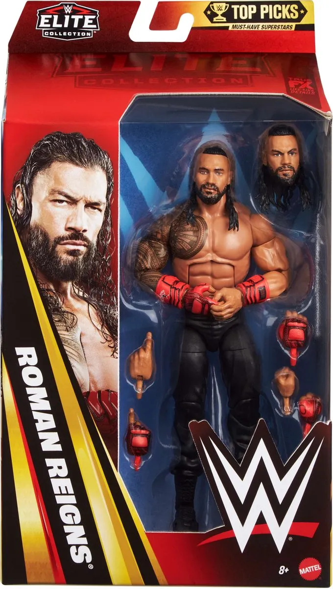 Mattel WWE Elite Collection Roman Reigns Actiefiguur 6 inch - Multicolor