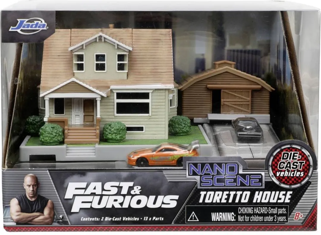 JADA TOYS F&F Nano Dom's House Display Diorama