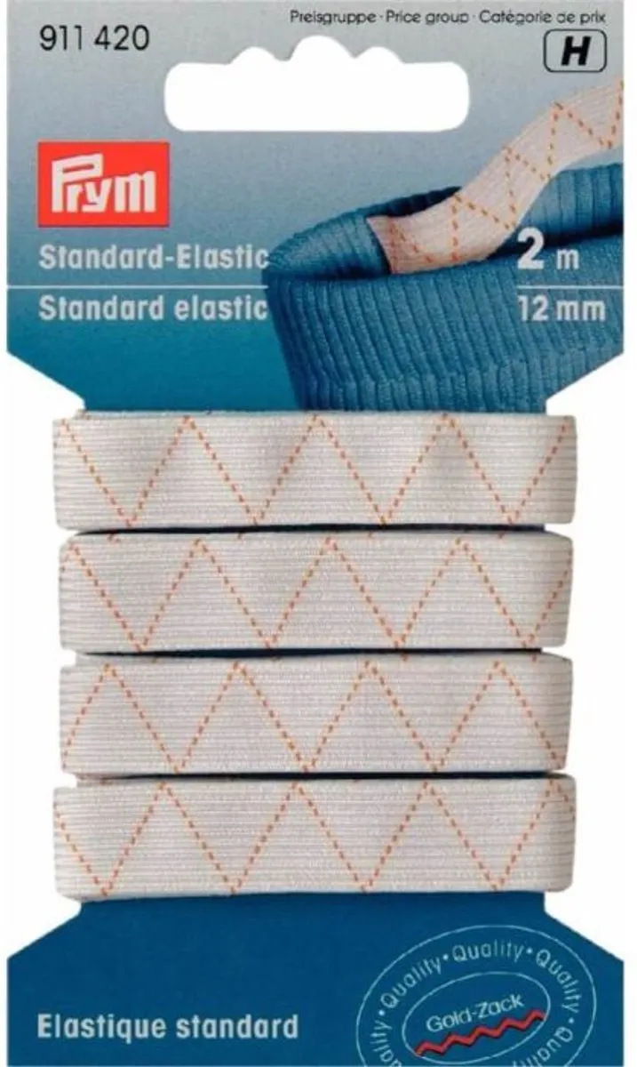 Prym 911419 Naai-elastiek - 2m Zwart