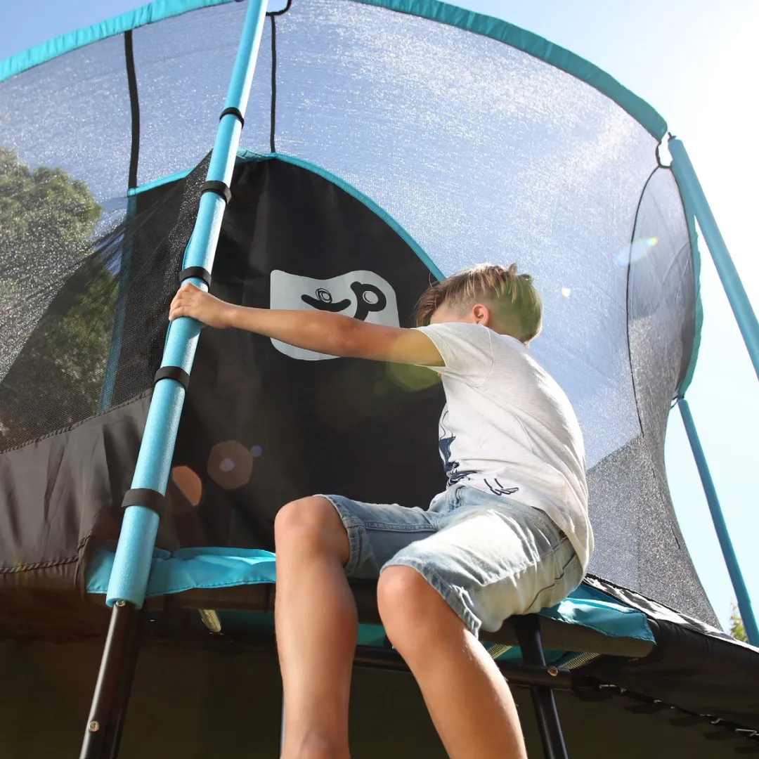 TP Toys Genius 14 Trampoline 427cm - Zwart/Blauw