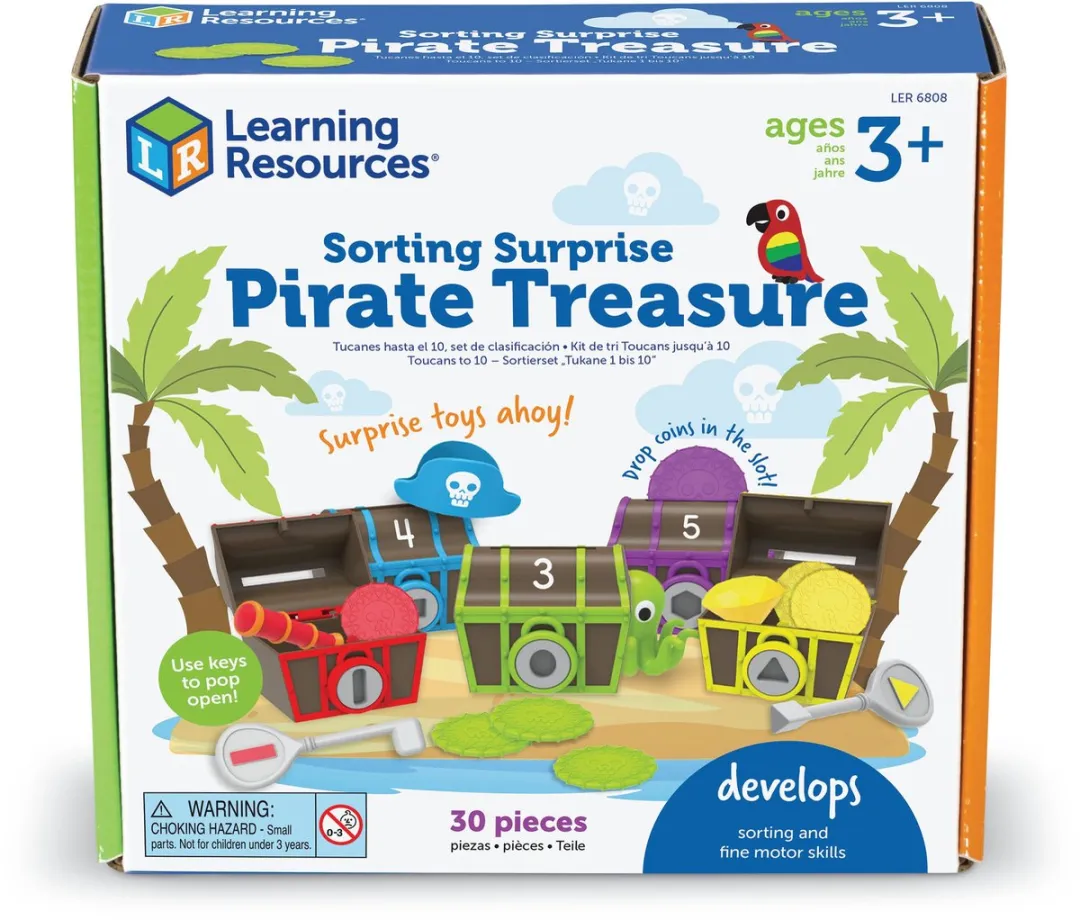 Learning Resources Piraten Activiteitenset LER6808 - Multicolor - afbeelding 6 van 6