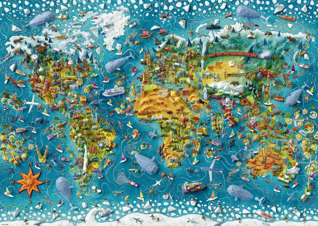 Heye Miniature World 2000 Puzzel
