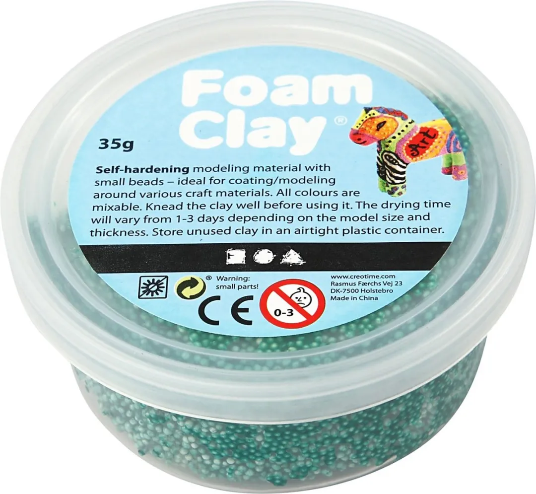Foam Clay Donkergroen 35g