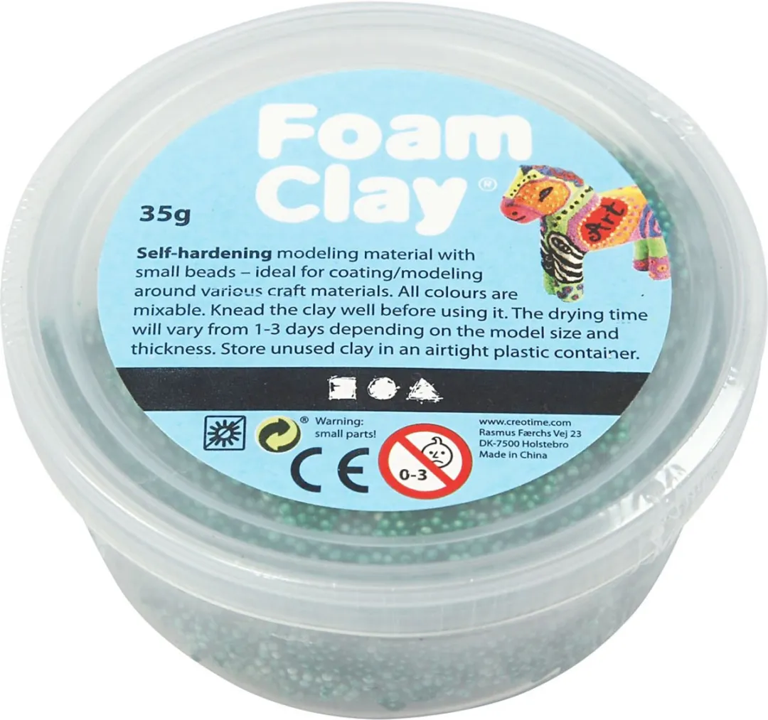 Foam Clay Donkergroen 35g