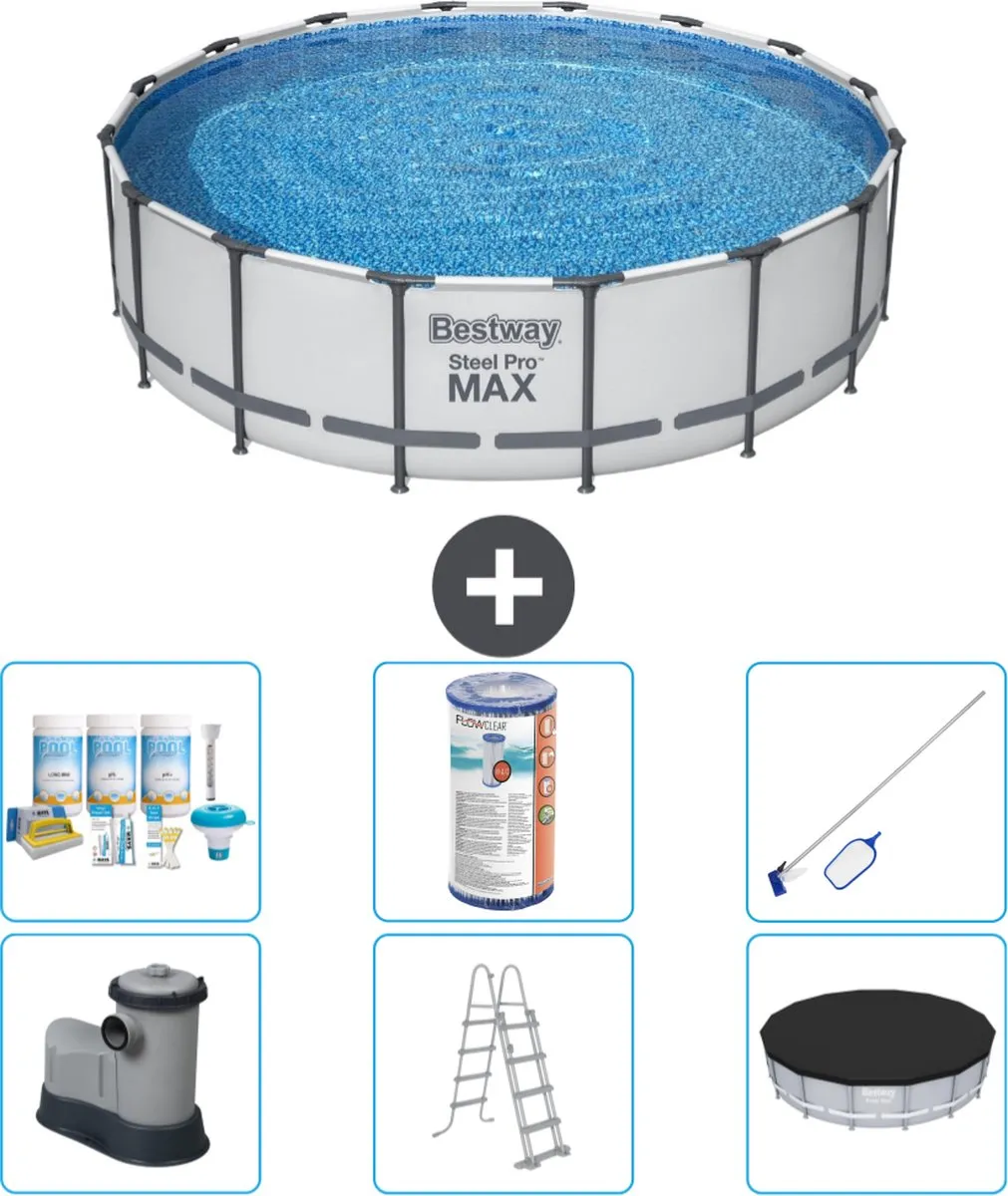 Bestway Steel Pro MAX Zwembad 488x122cm