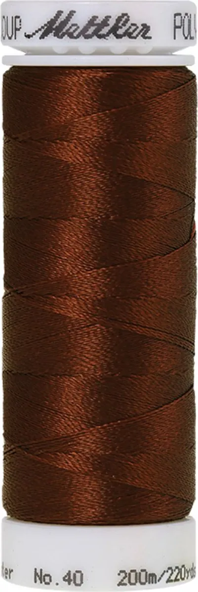 Amann Mettler Polysheen Borduurgaren 200m - Bruin