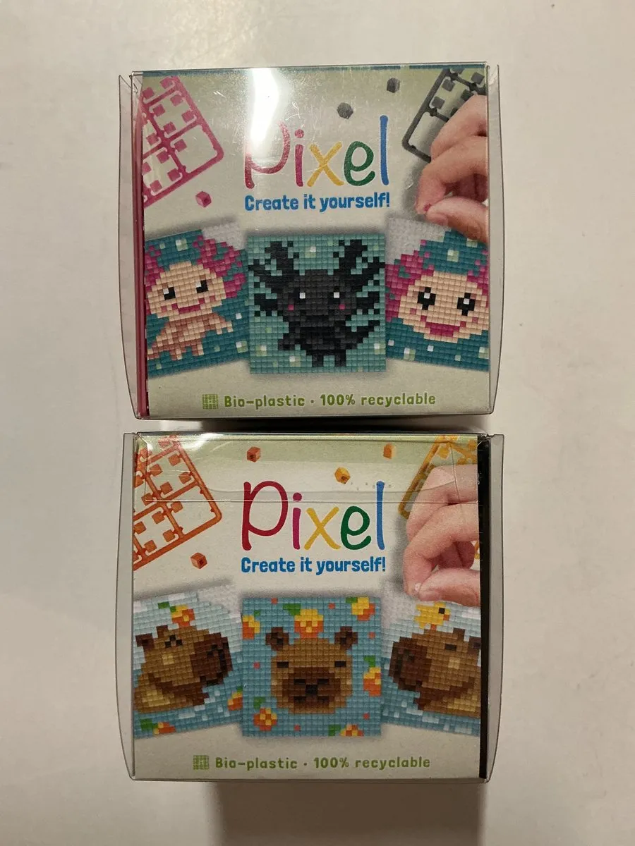 Pixelhobby Pixel Set 2 Kubus Capibara-Axolotl