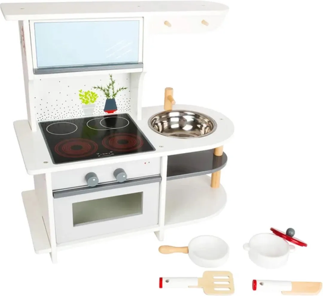 Small Foot Houten Speelkeuken Graceful - 6-delig Wit