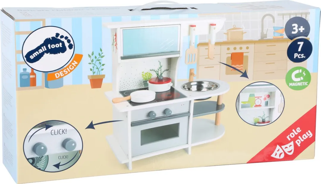 Small Foot Houten Speelkeuken Graceful - 6-delig Wit - afbeelding 6 van 6