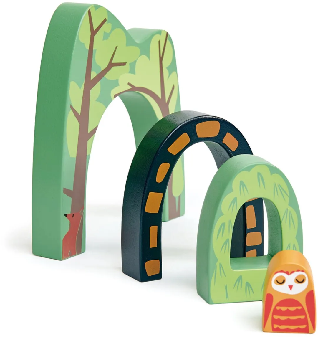 Tender Leaf Toys Bostunnel Speelset 16,5cm - 4-delig - Groen