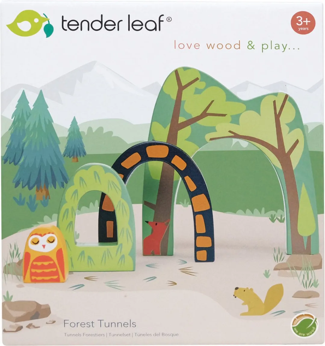 Tender Leaf Toys Bostunnel Speelset 16,5cm