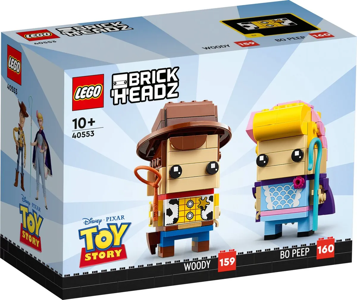 LEGO Brickheadz Woody & Bo Peep 40553 - 296 Stukken