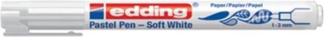 edding Pastelstift 1500 Wit - 1mm