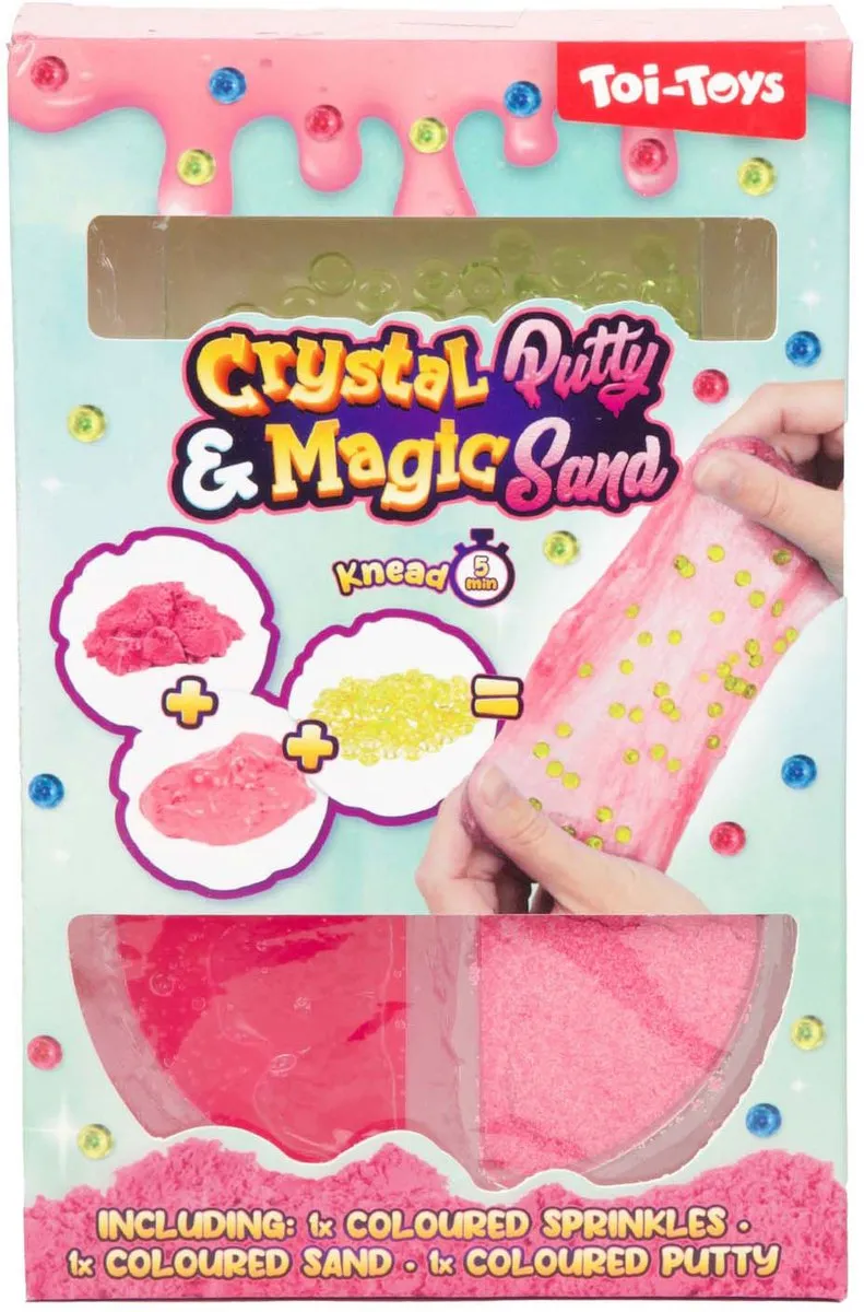 Toi-Toys Speelset Putty Zand Sprinkles - Multi kleuren