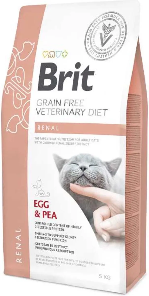 Brit Veterinary Diet Kat Grain Free Renal 5kg
