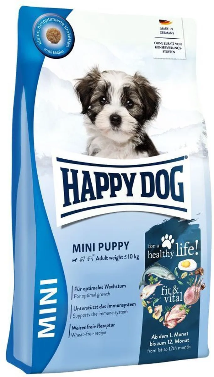 Happy Dog Fit & Vitaal Mini Puppy 4kg