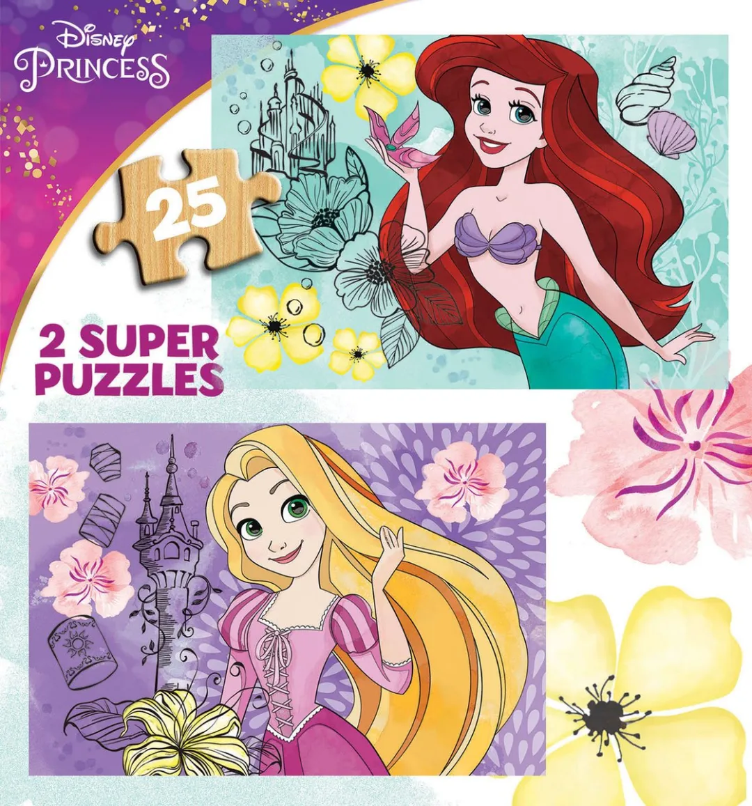 Educa Disney Princess Rapunzel Houten Puzzel 225 Stuks - ED19288