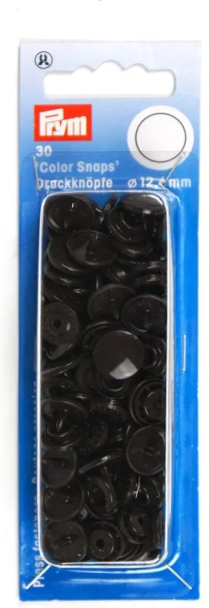 Prym Drukknoop Color Snaps Donkerbruin 12.4mm
