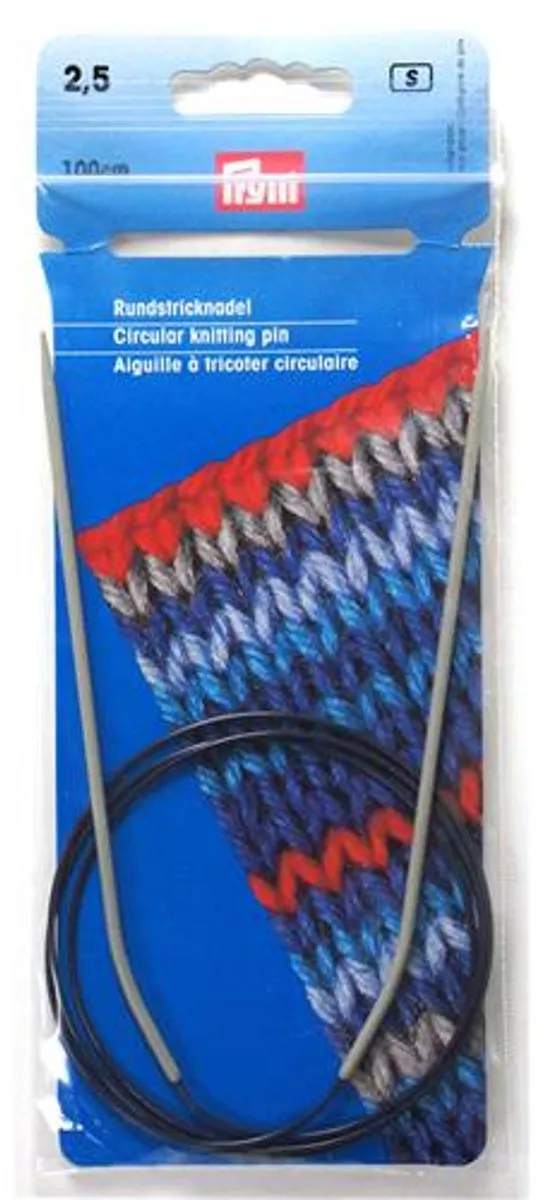 Prym Rondbreinaald 40cm - 2mm - Grijs