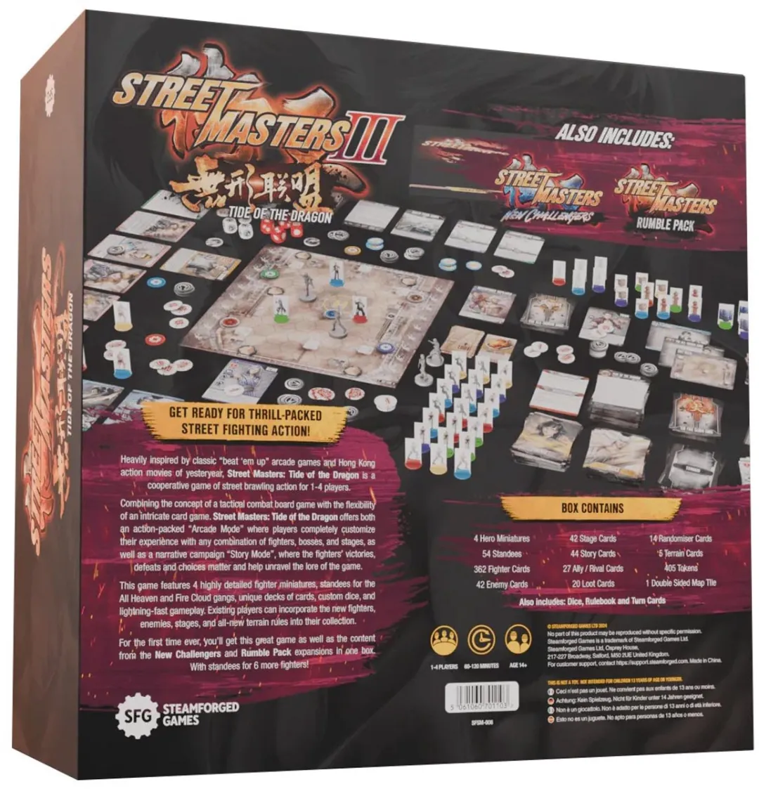 Steamforged Games Street Masters Tide of the Dragon Bordspel - SFSM-006