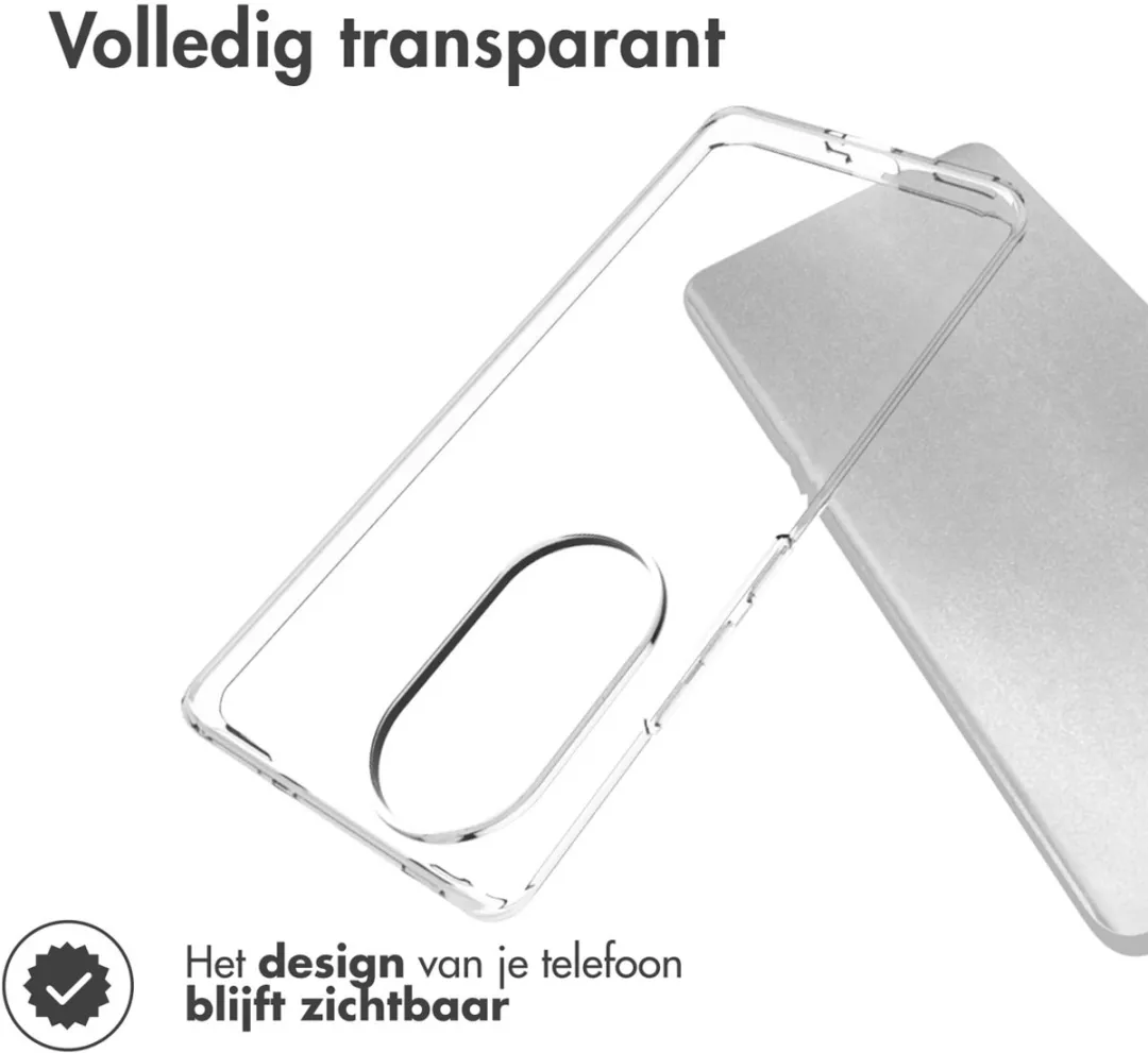 Accezz Hoesje Oppo Reno 10/Pro - Transparant