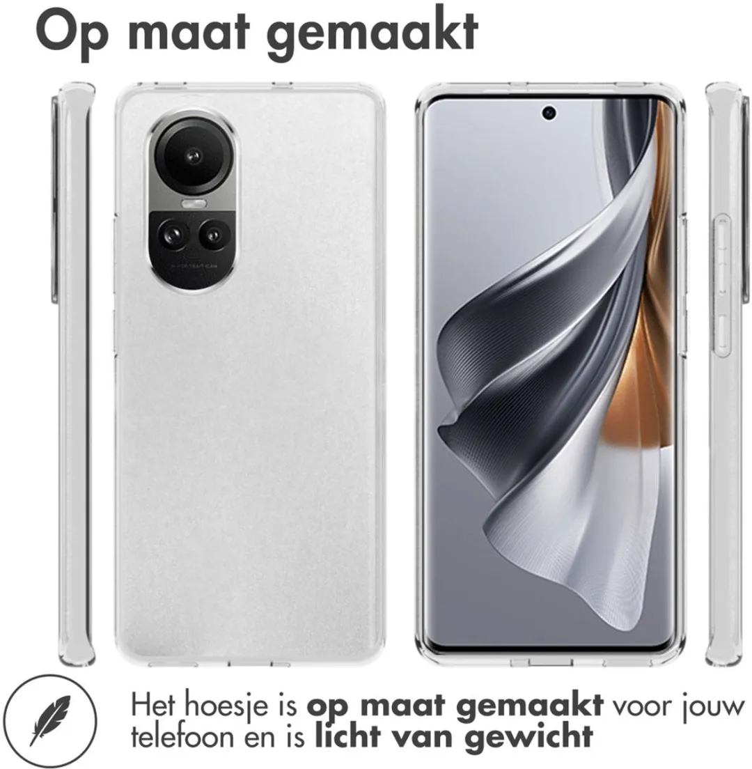 Accezz Hoesje Oppo Reno 10/Pro - Transparant