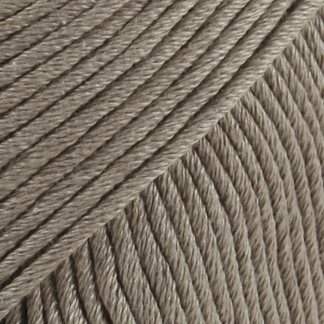 Drops Muskat Uni Taupe Katoen Garen
