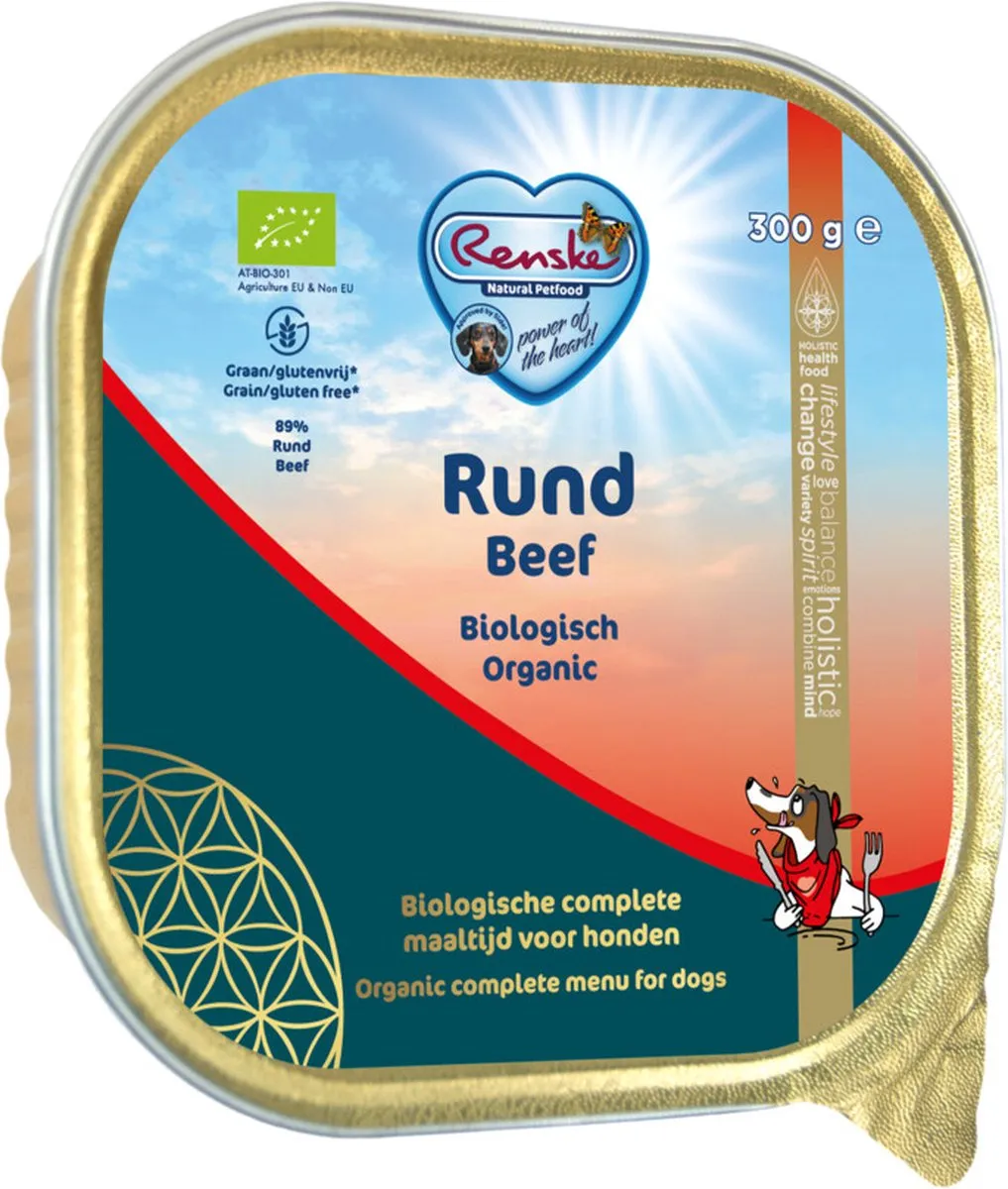 Renske Adult Bio Rund Graanvrij Hondenvoer 2,7kg