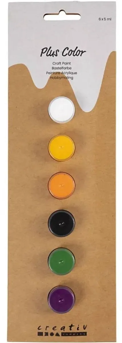 Creativ Company CC Plus Color Acrylverf Halloween Multicolor - 6x5ml