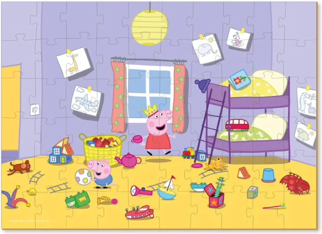 Dodo Toys Peppa Pig Puzzel 60 Stuks - 23x32cm