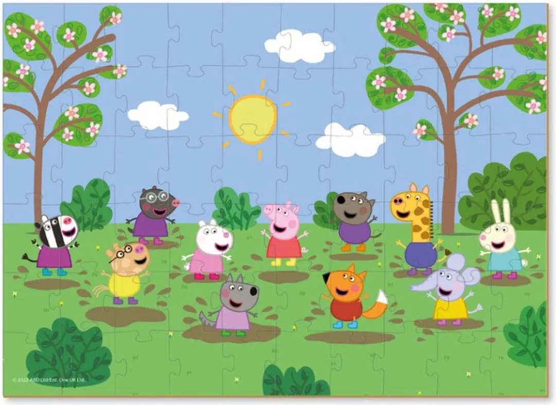 Dodo Toys Peppa Pig Puzzel 60 Stuks - 23x32cm