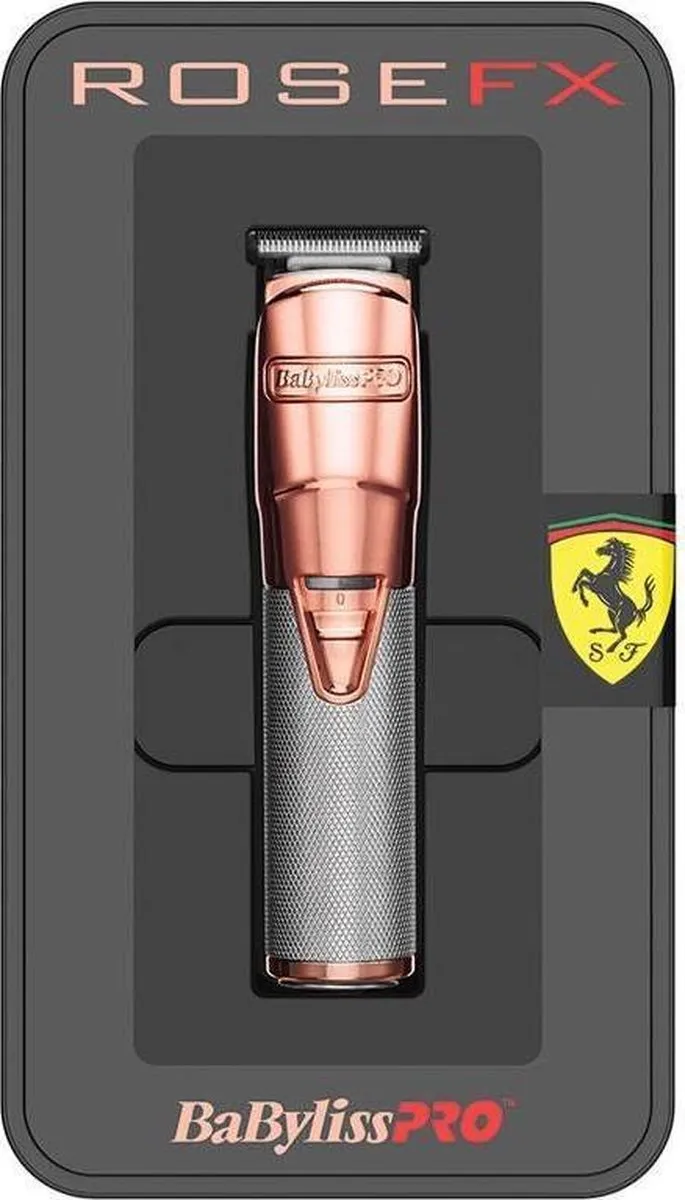 BaBylissPRO 4Artists RoseFX Trimmer FX7880RGE - 2 Opzetstukken - Zwart