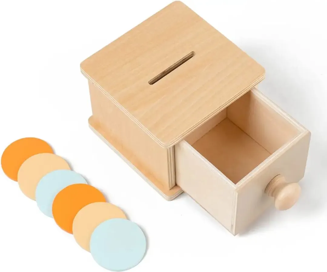 LiasToys Montessori Coin Box 123 - Educatief Speelgoed 1+